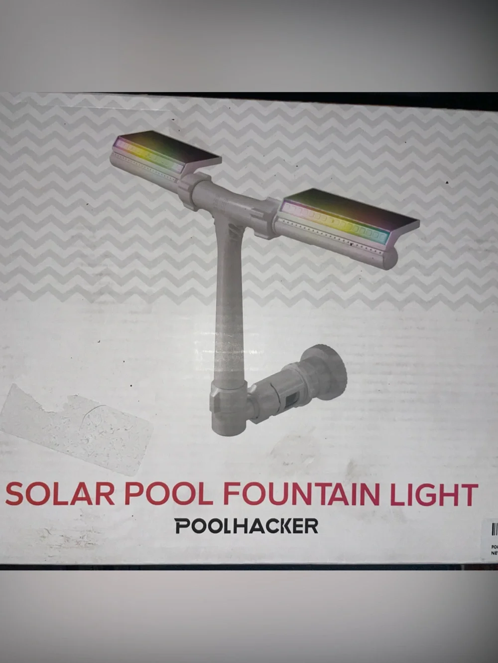 Solar Pool Fountain Light - Multi-Color LED w/ Remote